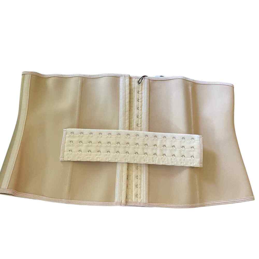 Beige Latex Waist Trainer 9 Bone Size 5X